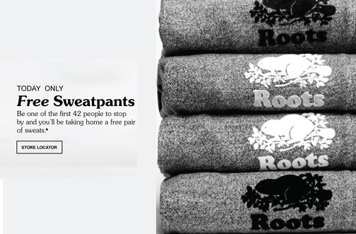 Free Roots Track Pants Deals From Savealoonie