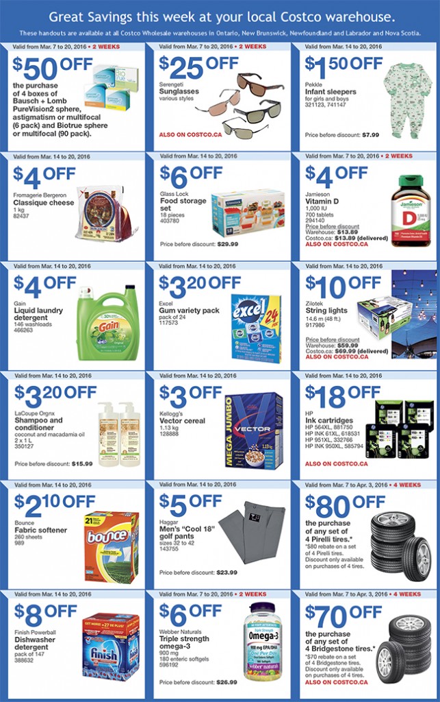 Costco Warehouse Coupons - March 14th - 20th — Deals from SaveaLoonie!