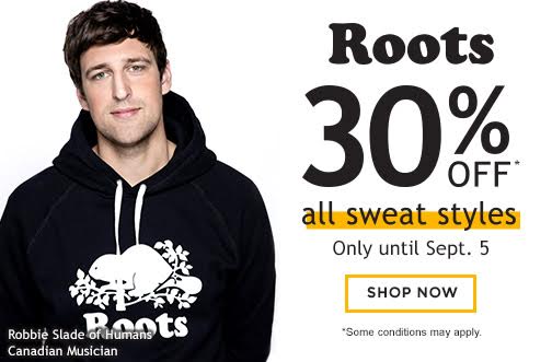 roots sweats sale