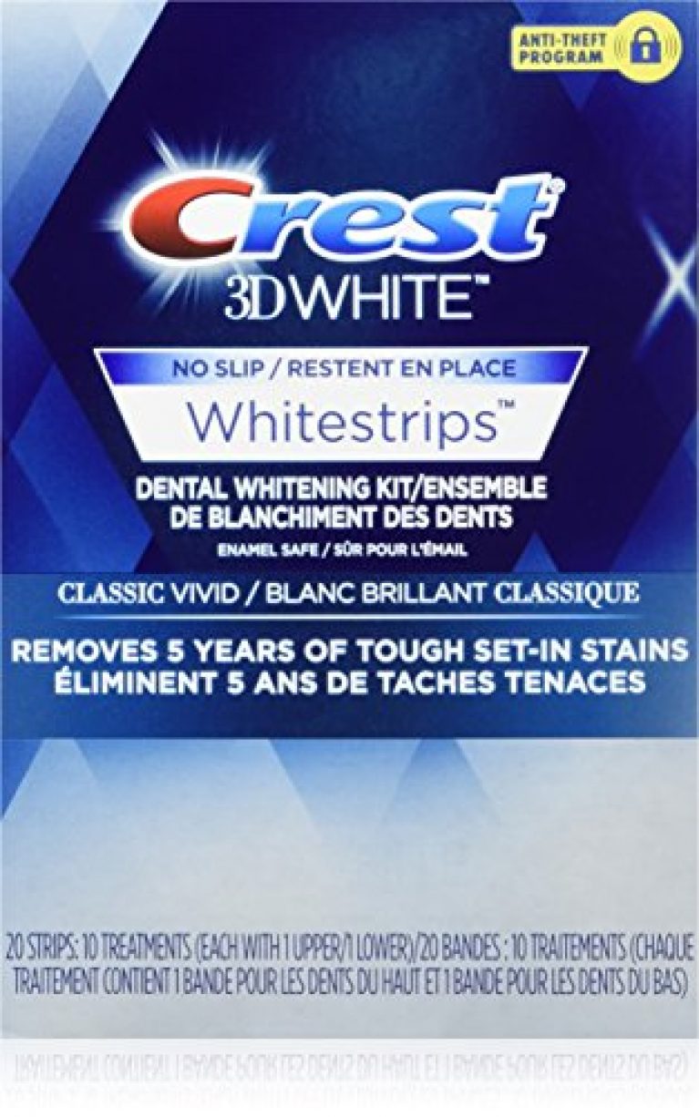 Crest 3D White Whitestrips Classic Vivid Treatments, 10 Count — Deals ...