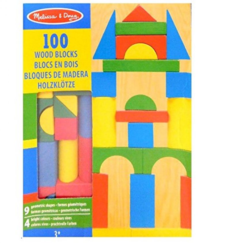 Melissa & Doug Wooden Building Blocks Set — Deals from SaveaLoonie!