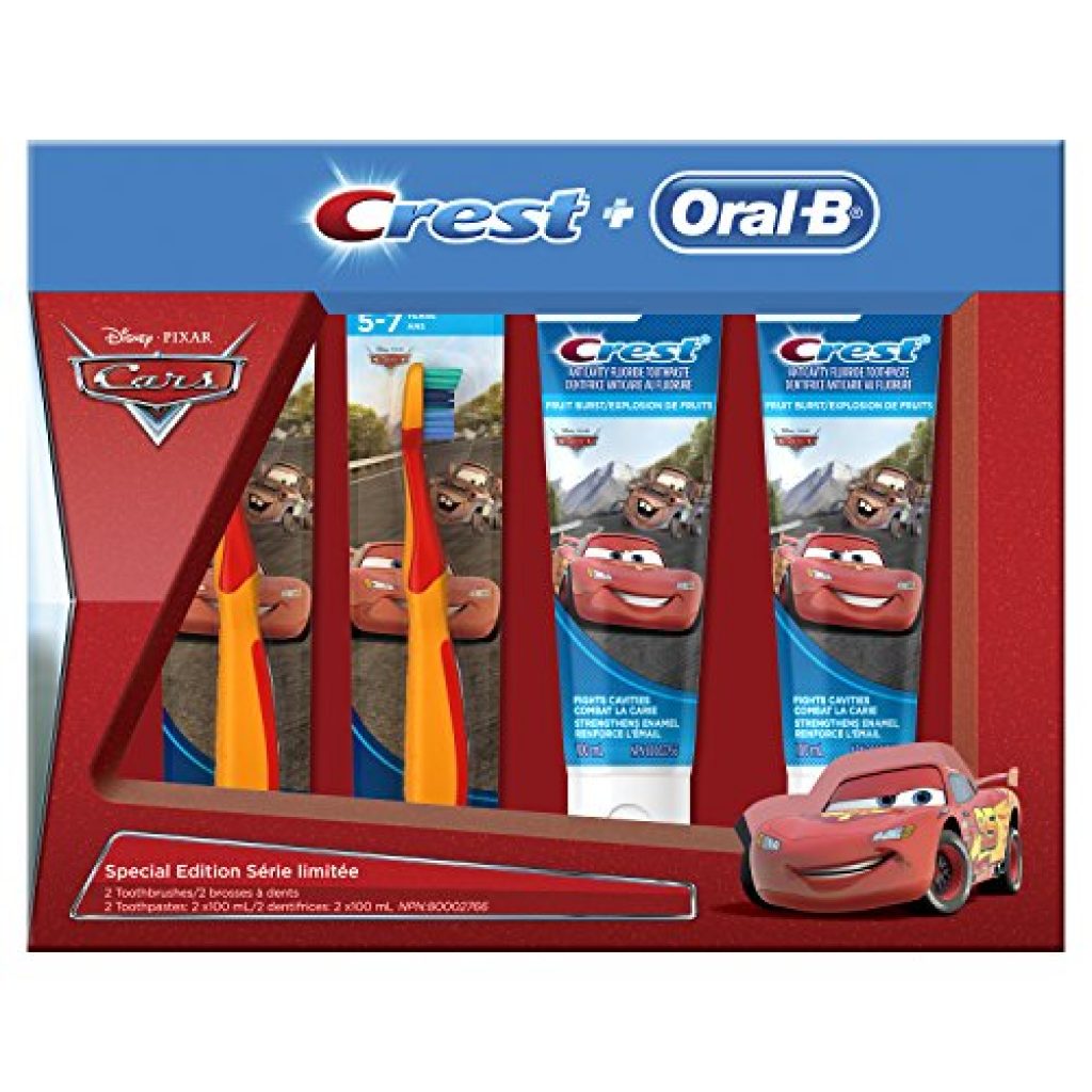 Crest Oral-B & Kids Special Pack Featuring Disney & Pixar's Cars ...