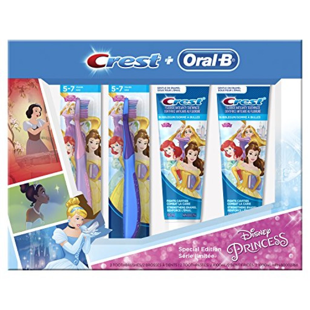 Crest Oral-B & Kids Special Pack Featuring Disneys Princess Characters ...