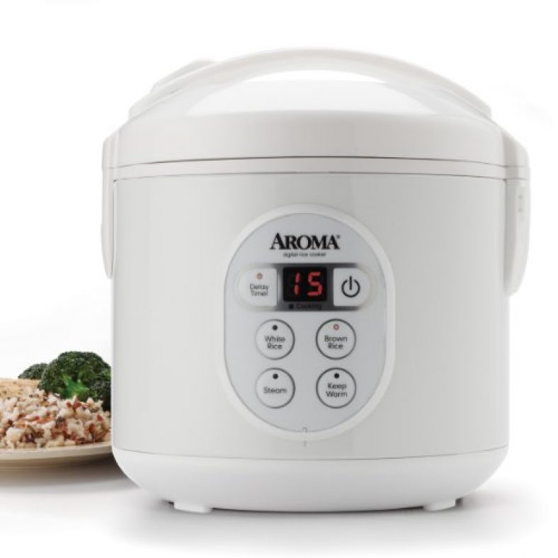 Aroma 8 Cup Digital Rice Cooker And Food Steamer Deals From Savealoonie