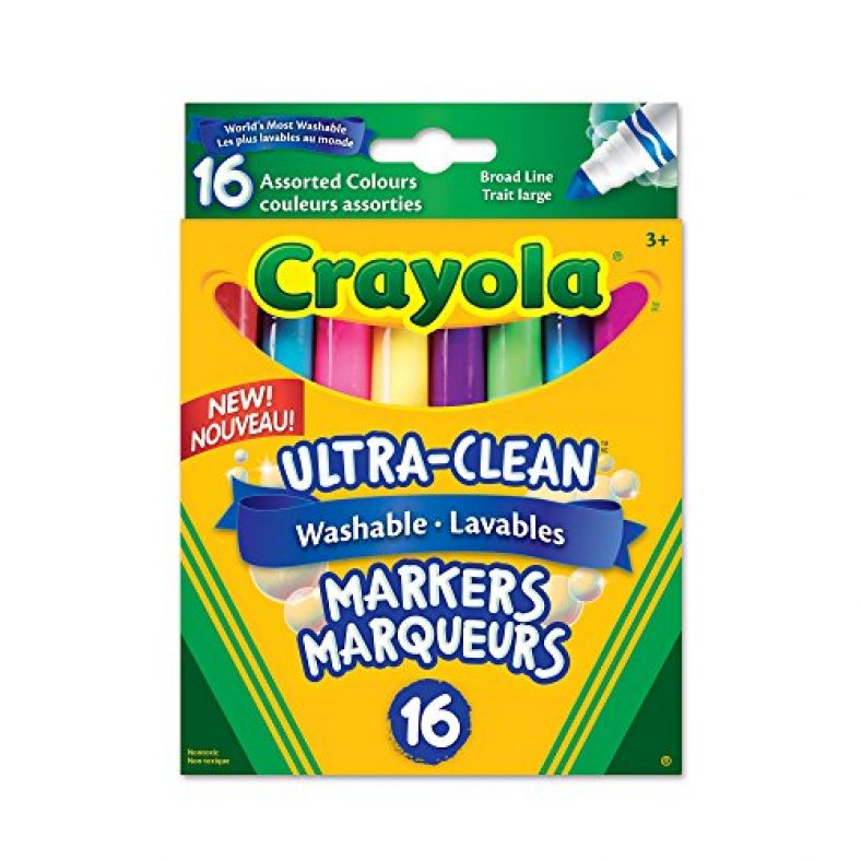 Crayola 16 Washable Broad Line Markers, Colossal — Deals from SaveaLoonie!