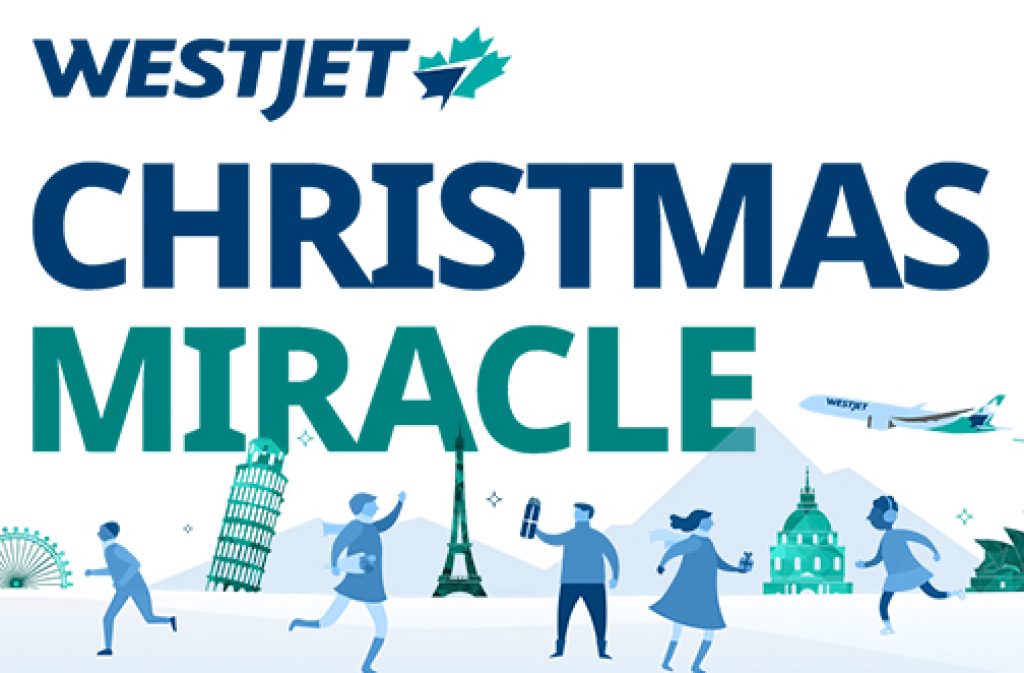 WestJet Christmas Miracle Contest — Deals from SaveaLoonie!