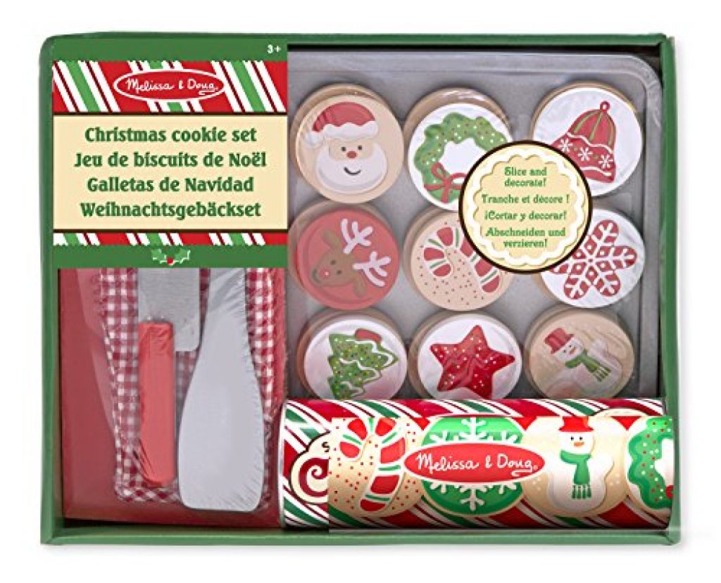 Melissa & Doug Slice and Bake Wooden Christmas Cookie Play ...