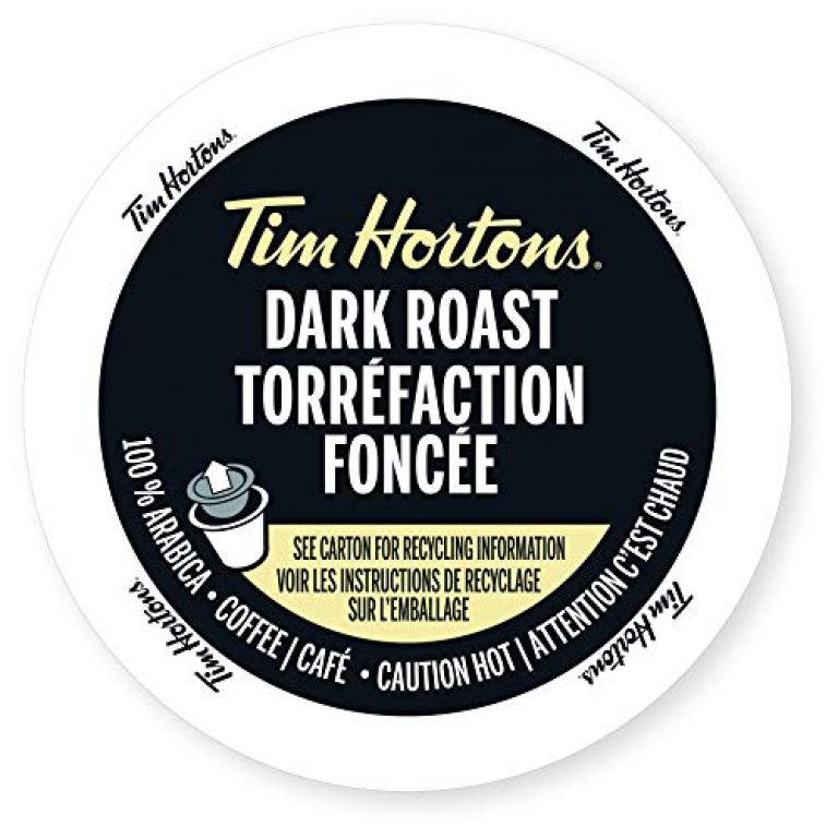 Tim Hortons Dark Roast Coffee, Single Serve Keurig K-Cup Pods, 30 Count ...