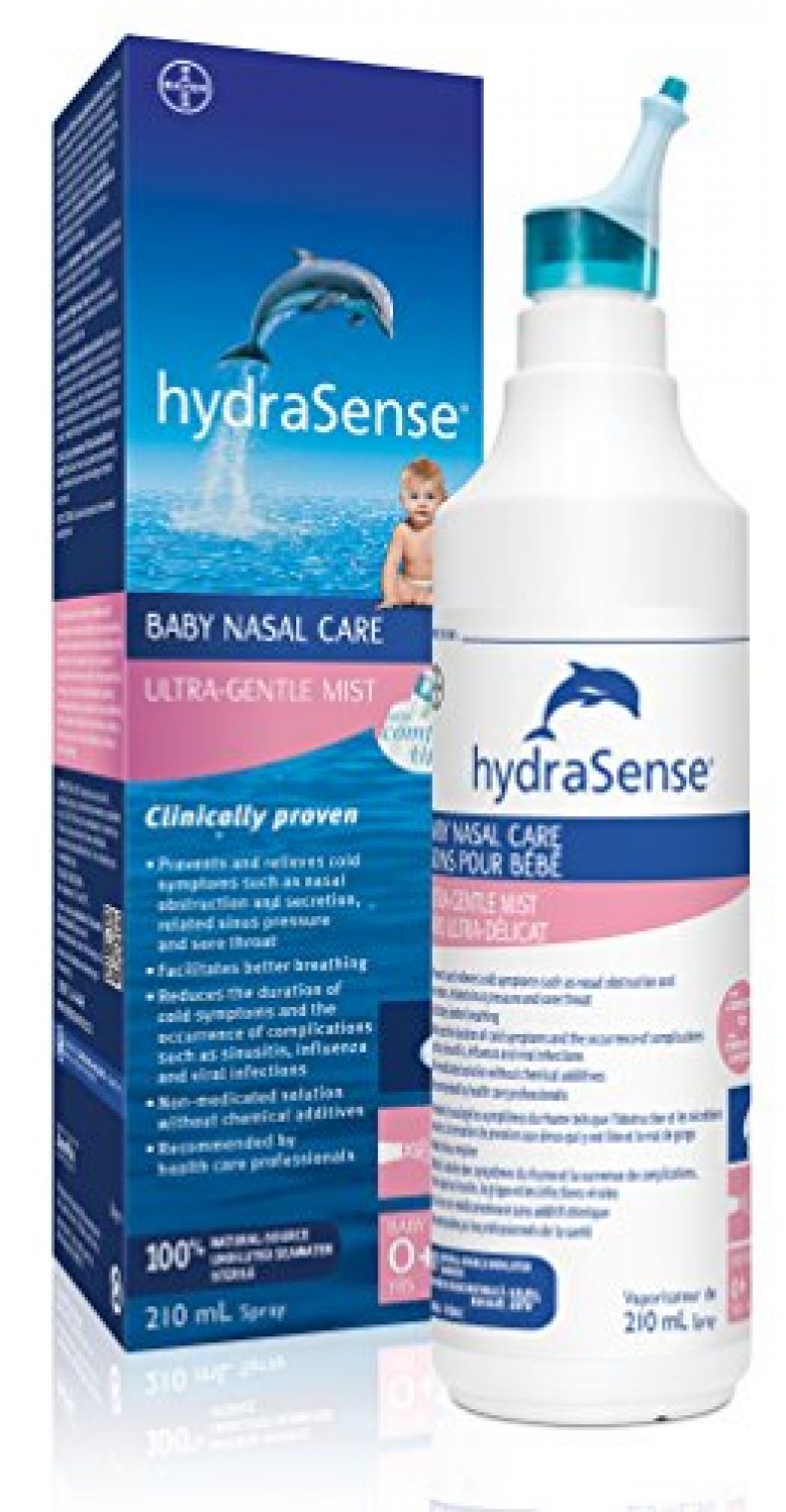 hydraSense UltraGentle Mist Nasal Spray, Baby Nasal Care, 210 mL