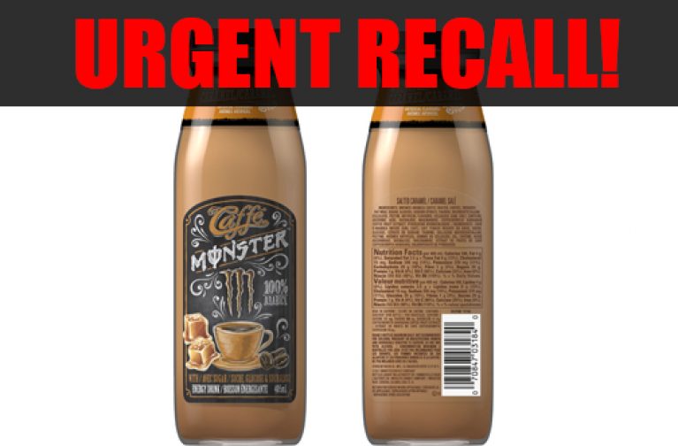 RECALL Monster Energy Caffé Monster Salted Caramel Drink — Deals from