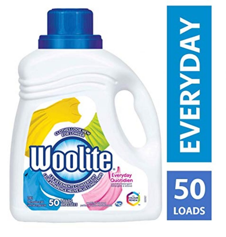 Woolite Everyday, Laundry Detergent, Mega Value Pack, 2.96 L, With ...