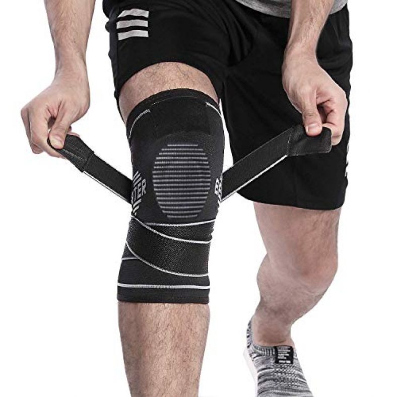 Berter Knee Support with Non-slip Adjustable Pressure Strap for Men ...