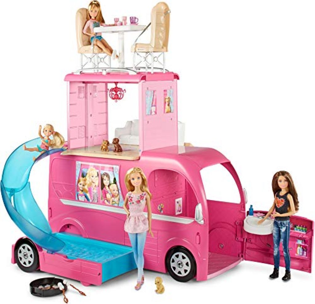 barbie pop up camper amazon