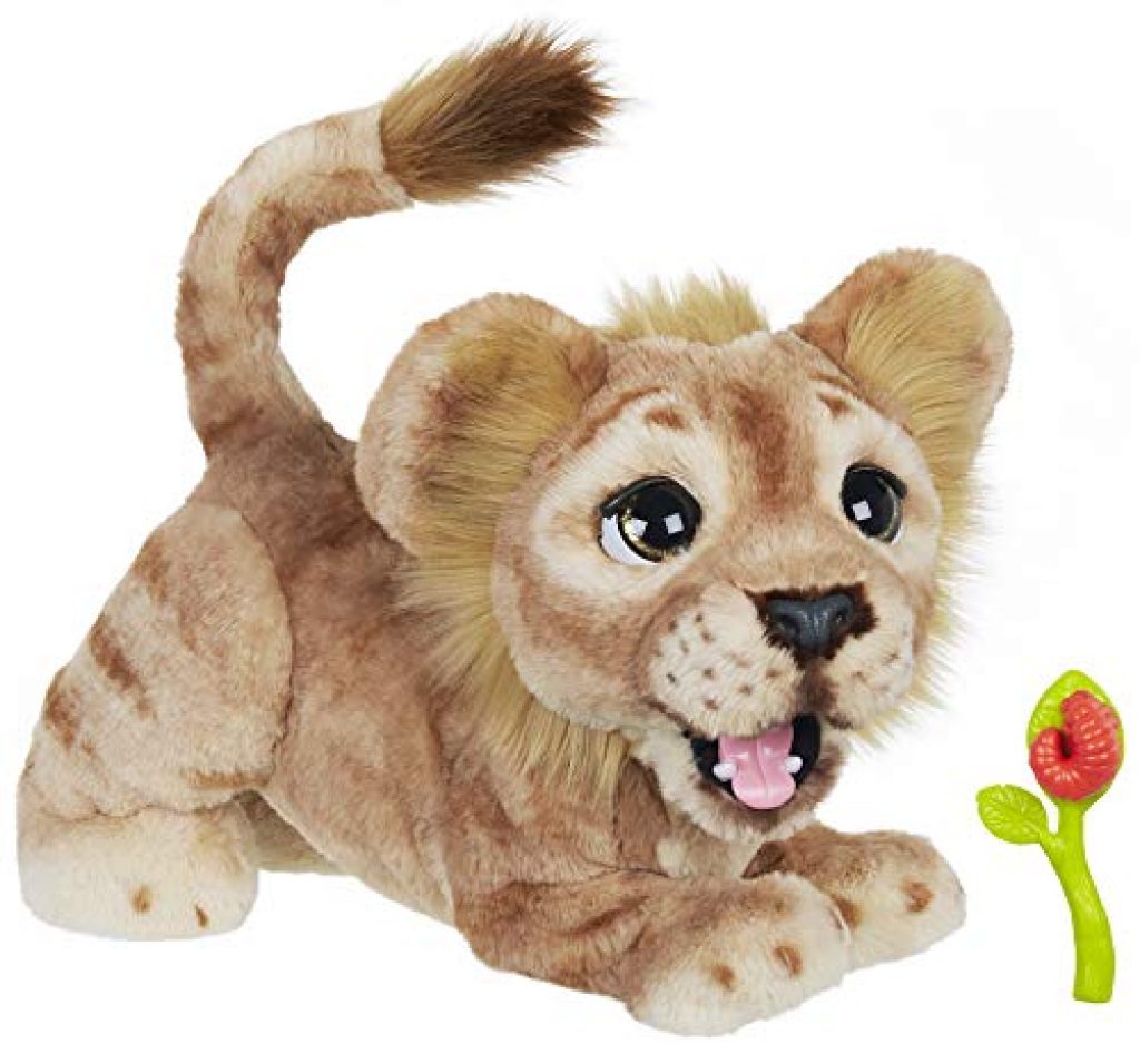 hasbro furreal mighty roar simba plush interactive