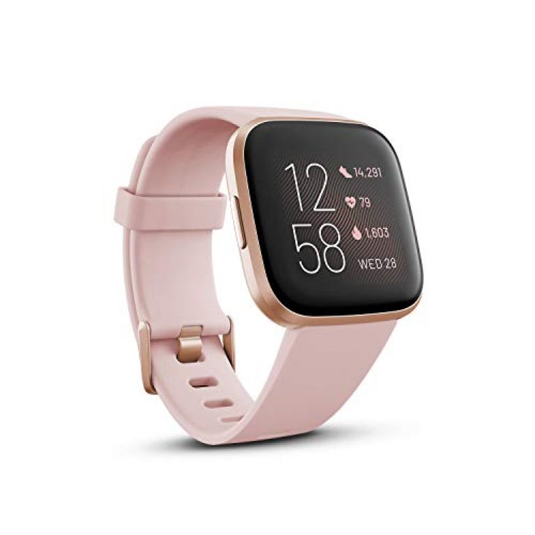 Fitbit Versa 2 Health & Fitness Smartwatch - Petal/Copper Rose — Deals ...