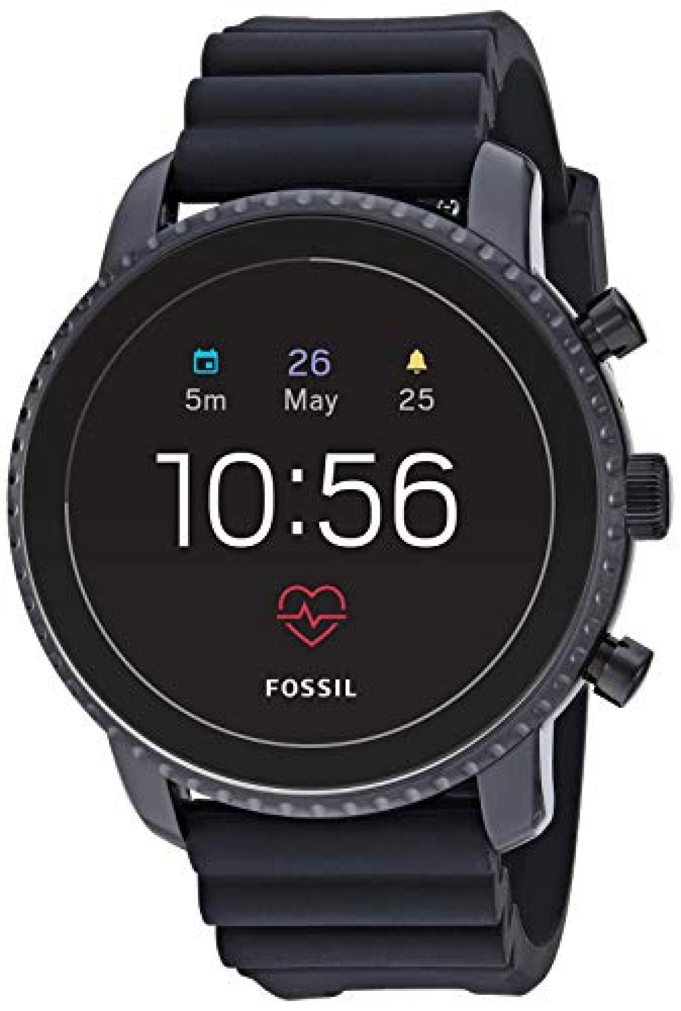 Fossil Men's Gen 4 Explorist HR Stainless Steel Touchscreen Smartwatch