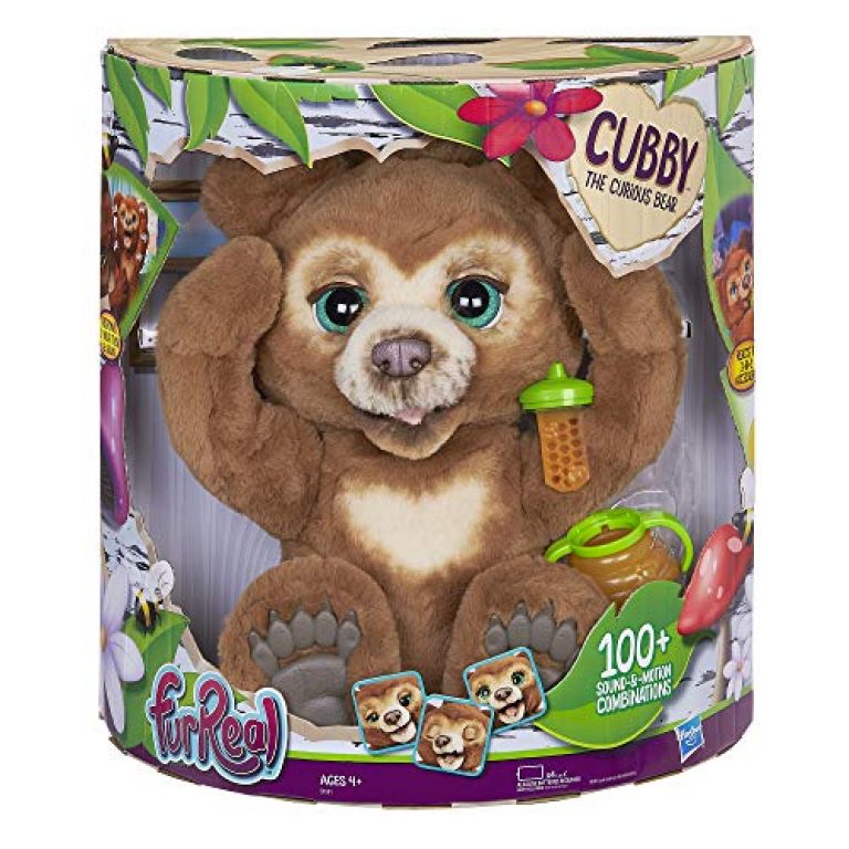 cubby the curious bear interactive plush