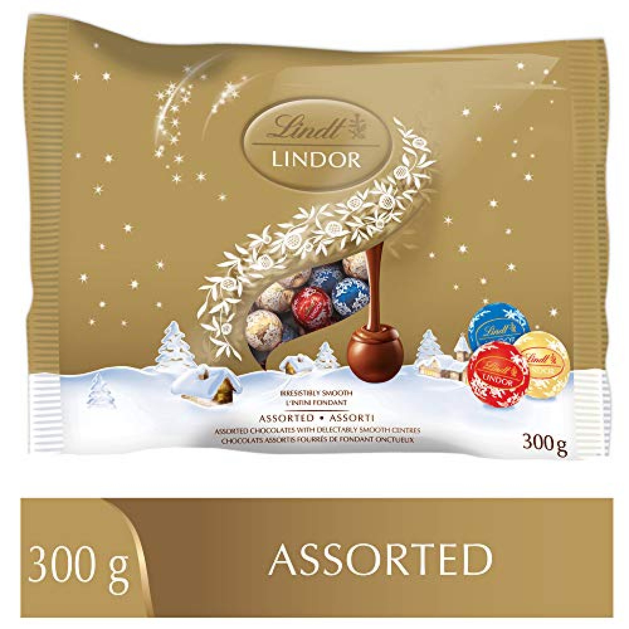 Lindt Lindor Christmas Mini Balls Assorted Chocolate Bag 300g — Deals From Savealoonie 8208