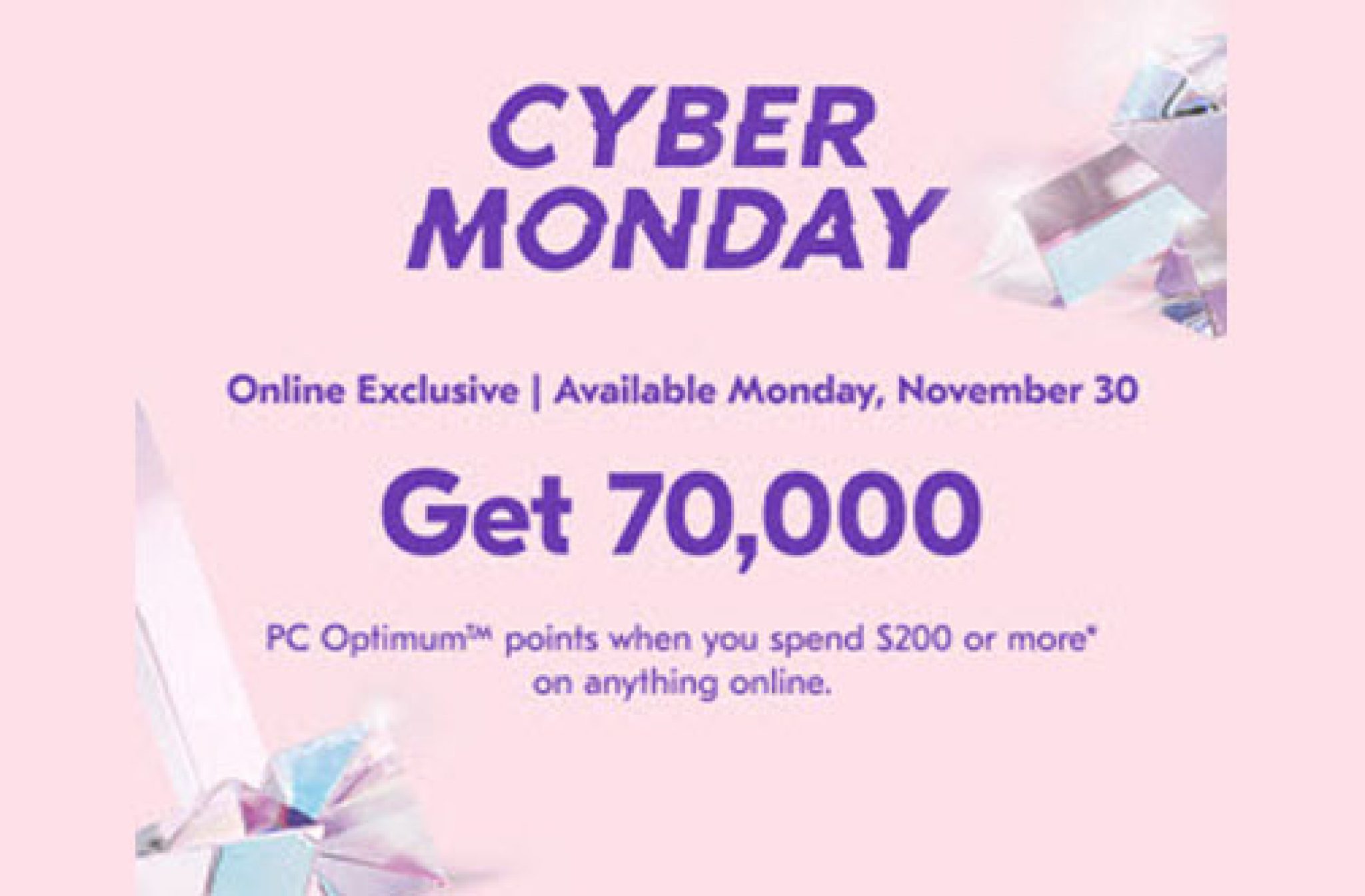 Shoppers Drug Mart Cyber Monday Event — Deals from