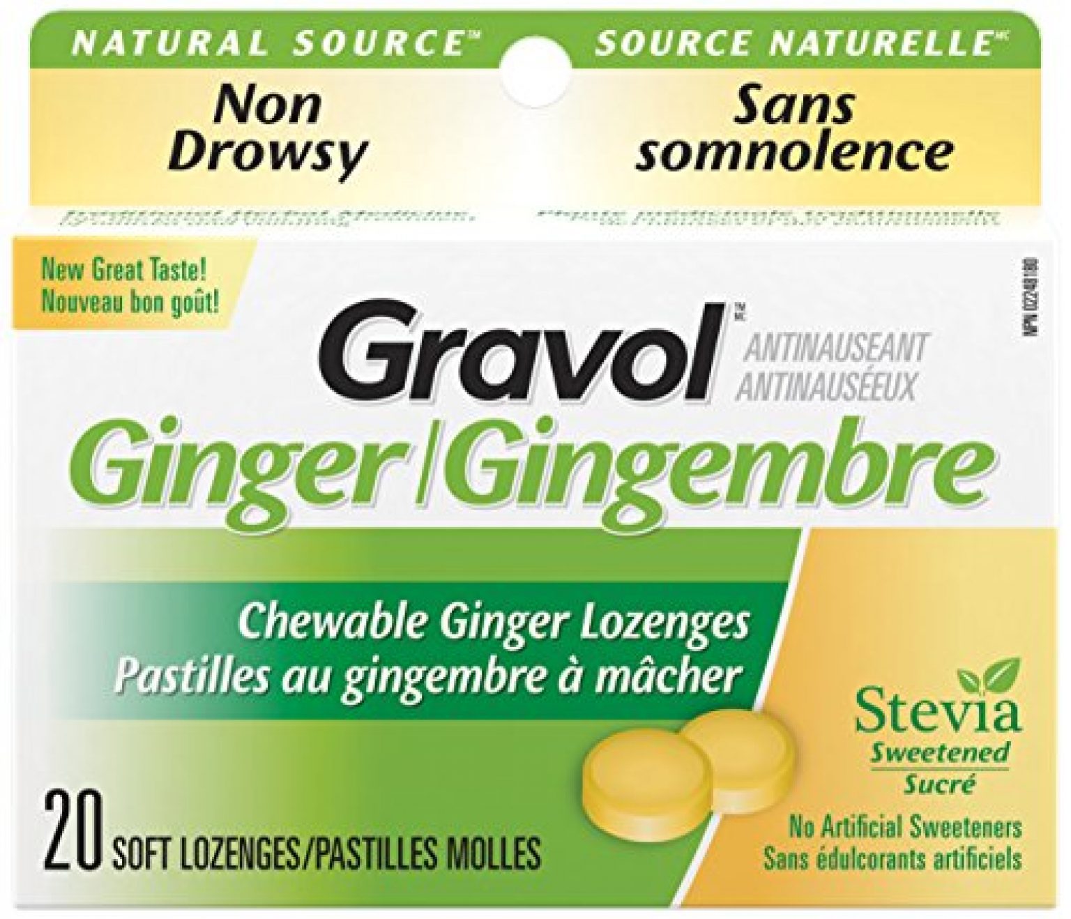 gravol-ginger-chewable-lozenges-20-count-deals-from-savealoonie