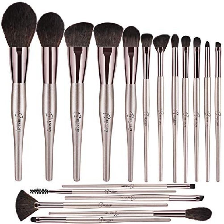 Bestope 18pcs Makeup Brushes Set — Deals From Savealoonie 