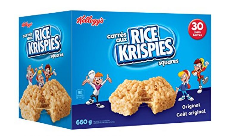 Kellogg's Rice Krispies Square Bars, Original, 30 Count — Deals from ...