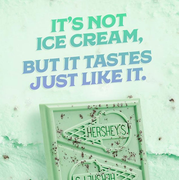 Hershey's Ice Cream Inspired Candy Bars