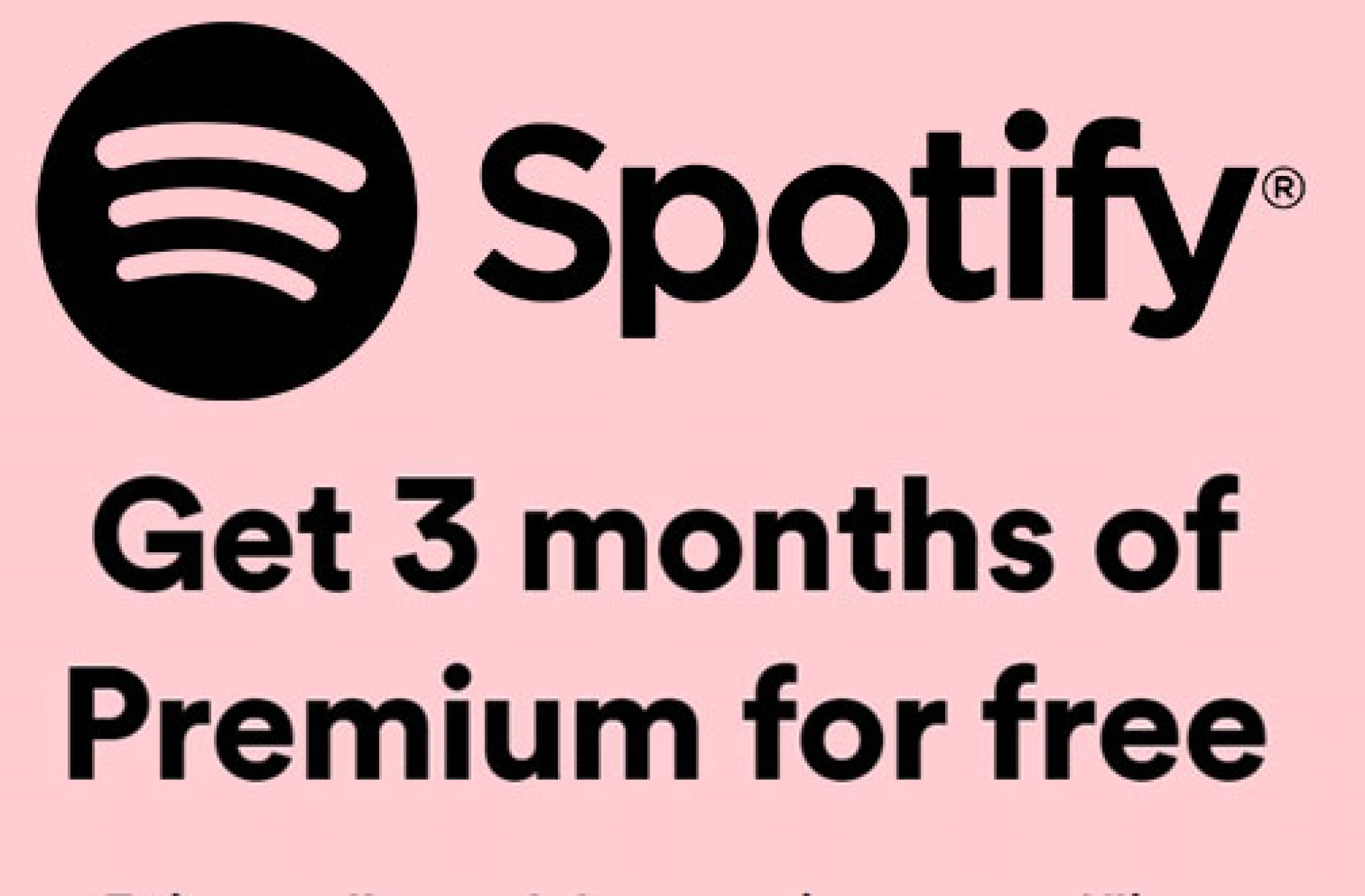 spotify 3 months free