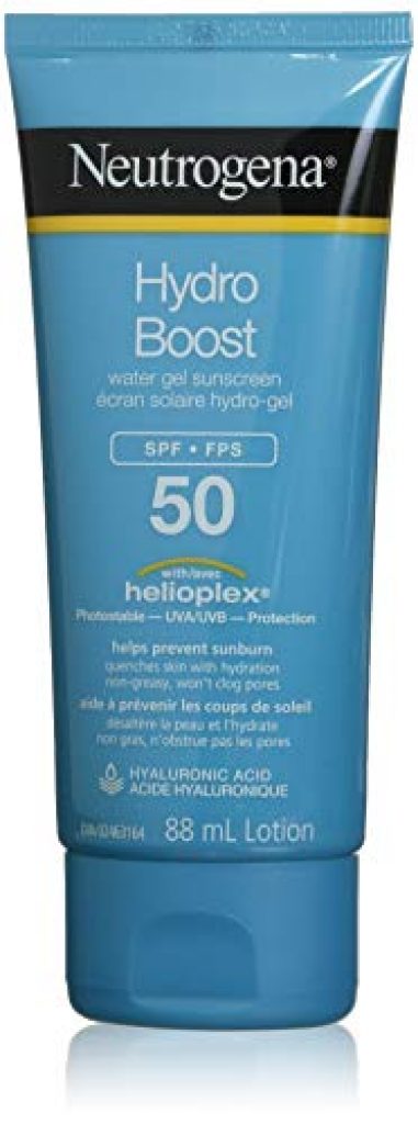 hydro boost water gel lotion spf 50