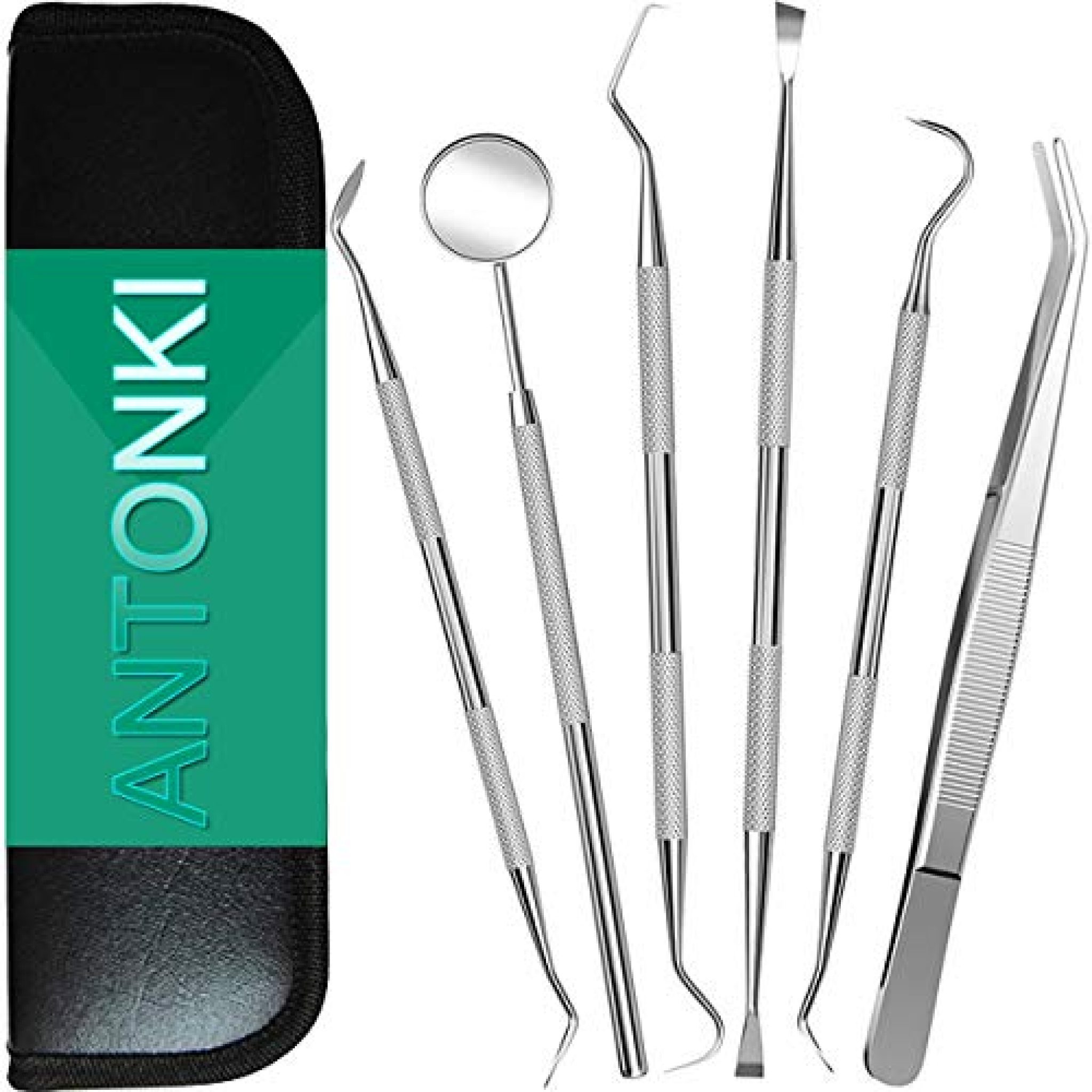 Antonki 6 Pack Teeth Cleaning Tools Dental Hygiene Tools Kit — Deals