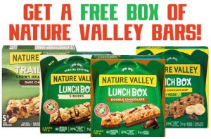 free nature valley bars