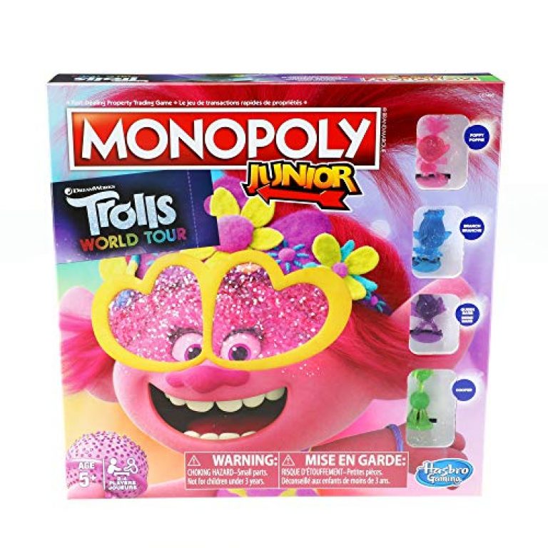 Hasbro Monopoly Junior: DreamWorks Trolls World Tour Edition — Deals ...