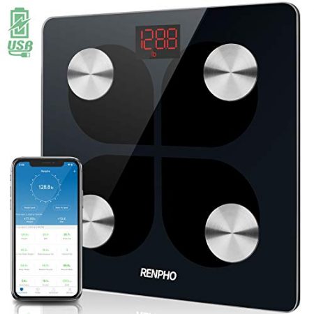 RENPHO USB Rechargeable Smart Bluetooth Body Fat Scale — Deals from ...