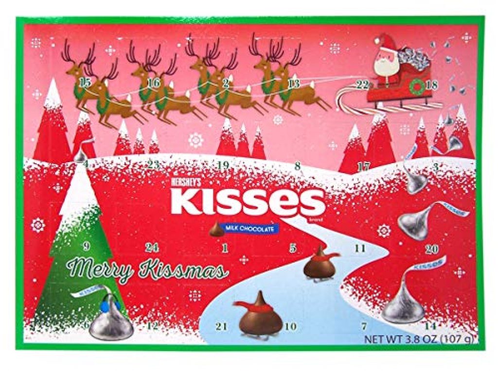 Hershey Milk Chocolate Kisses 2020 Christmas Advent Calendar — Deals