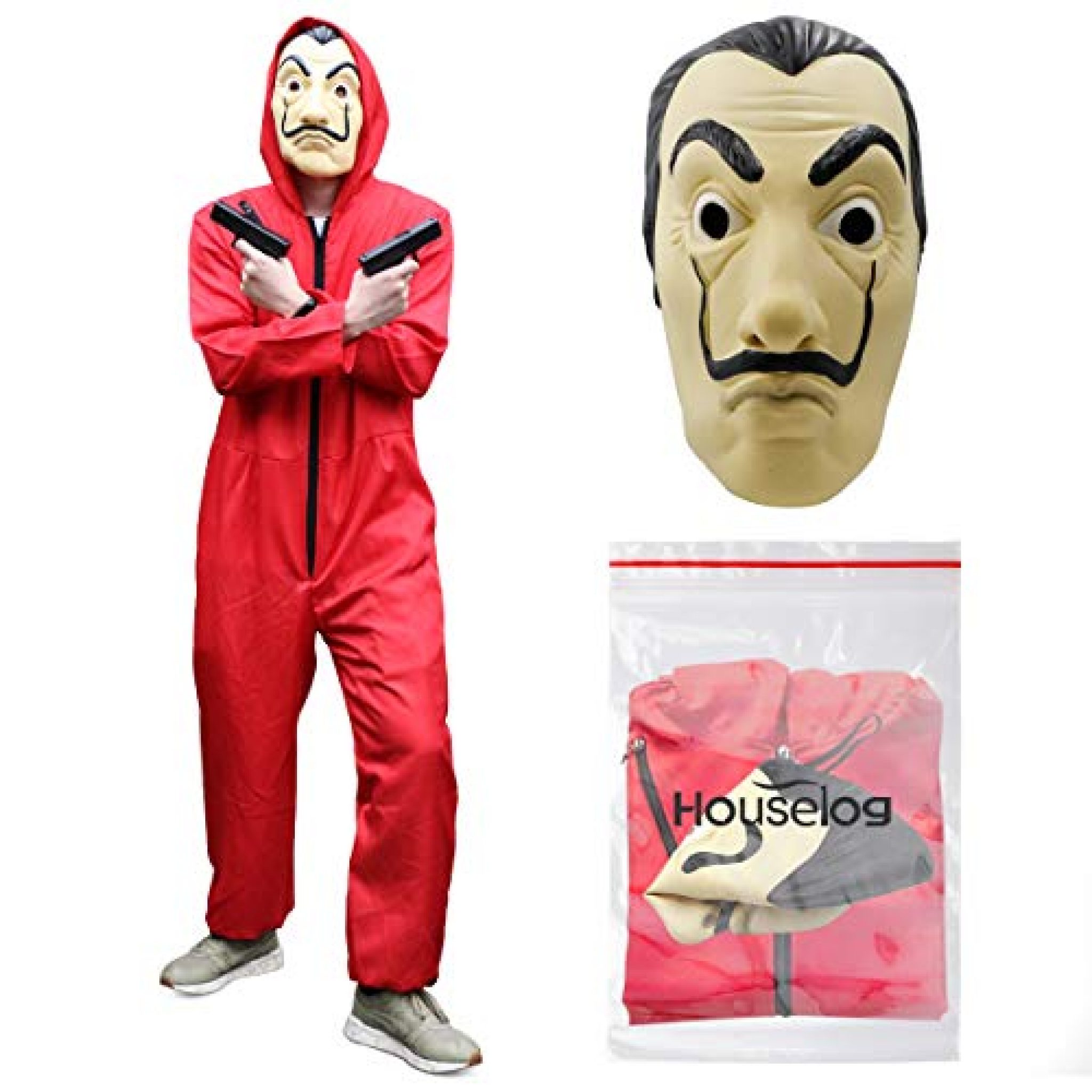 Houselog Dali La Casa De Papel Cosplay Money Heist Halloween Costumes ...