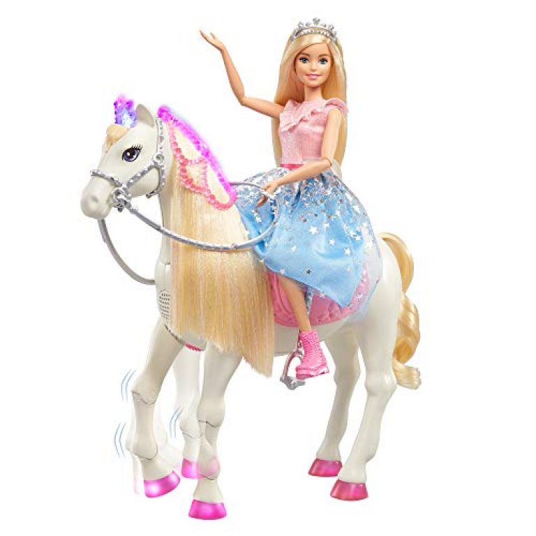 barbie princess adventure doll and prance & shimmer horse