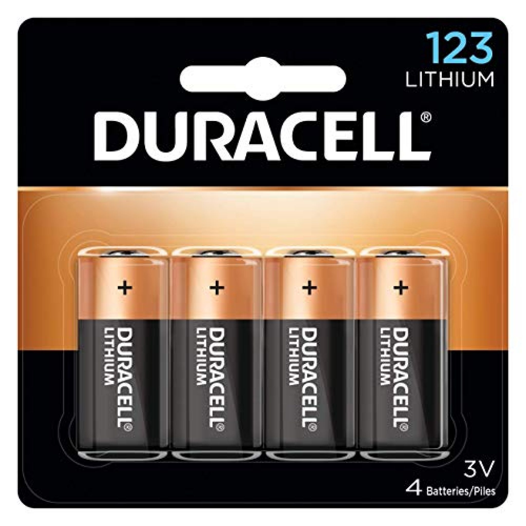 Duracell 123 High Power Lithium Batteries, 3V - 4 count — Deals from ...