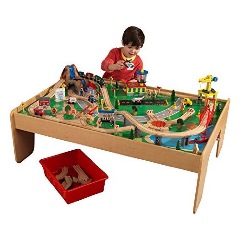 kidkraft waterfall train table