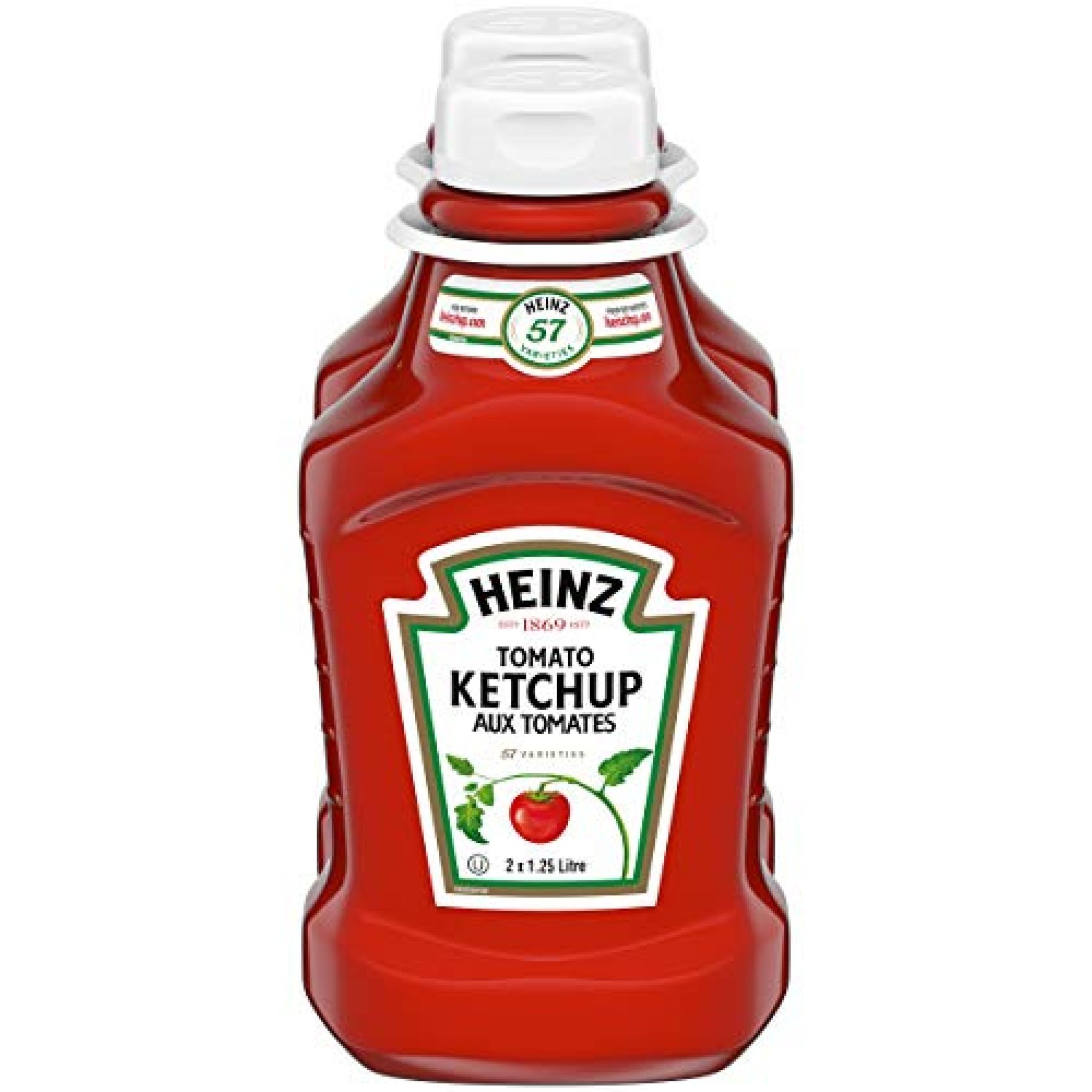 Heinz Tomato Ketchup, 1.25L Fridge Fit Bottle - 2 Pack — Deals from ...