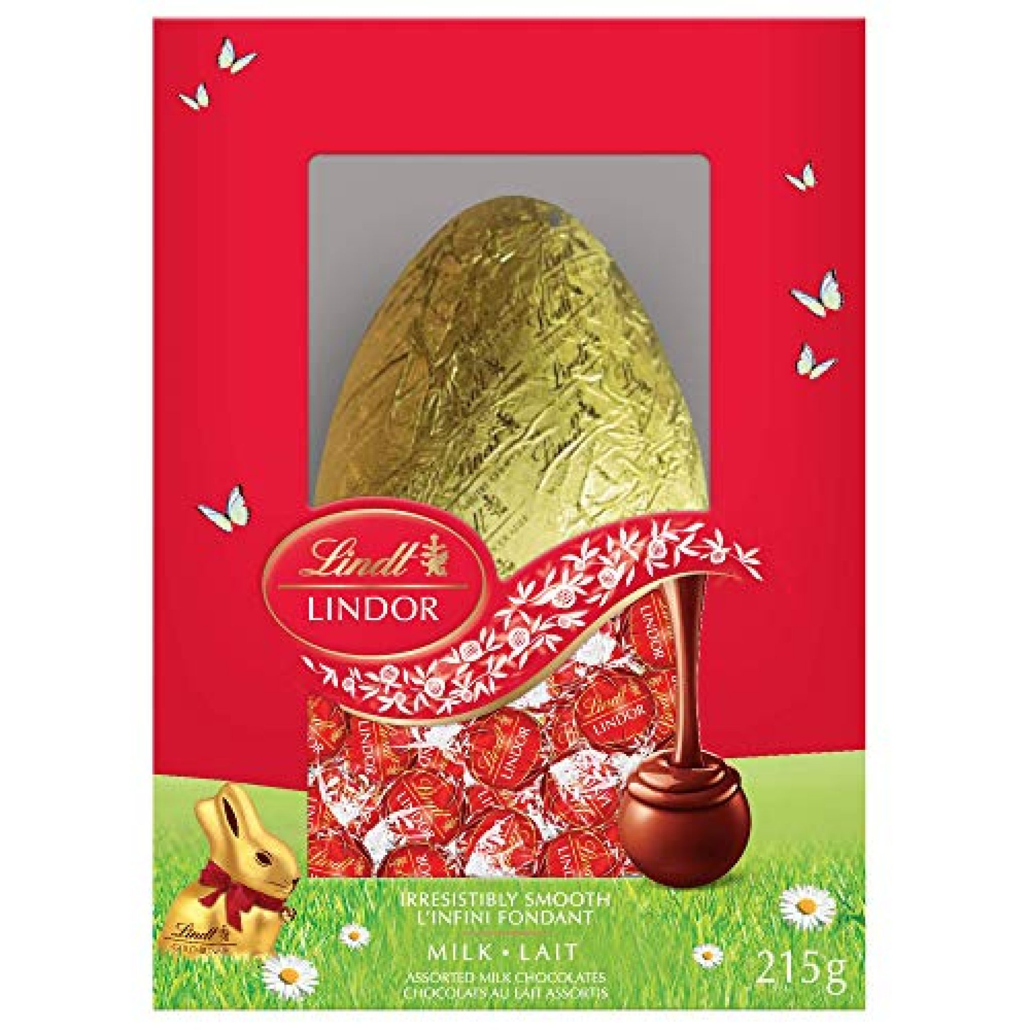 Lindt Lindor Milk Chocolate Easter Egg T Box 215g — Deals From Savealoonie