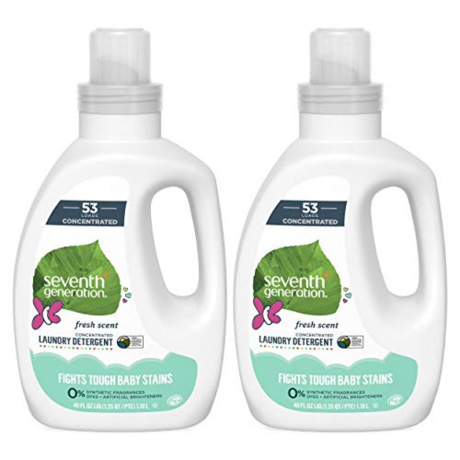 Seventh Generation Concentrated Laundry Detergent for tough baby stains