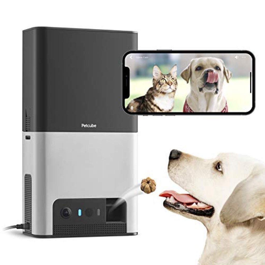 Petcube Bites 2 Wi-Fi Pet Camera with Treat Dispenser & Alexa Built-in ...