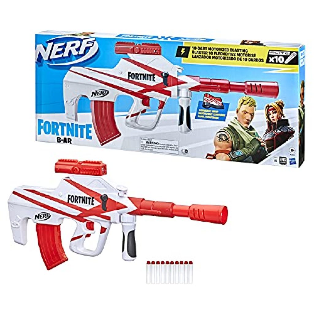 Nerf Fortnite B-AR Motorized Dart Blaster -- Fortnite Converge Wrap ...