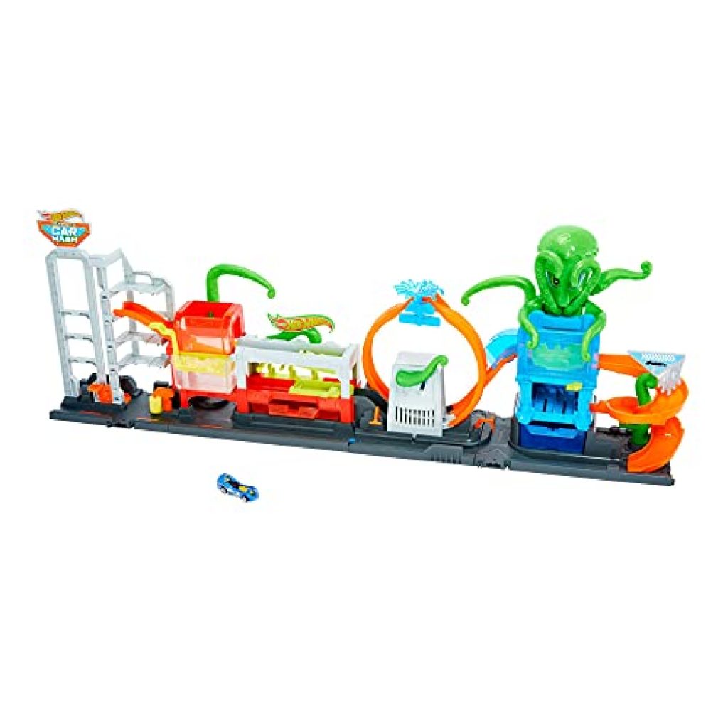 hot wheels car wash center inflatable