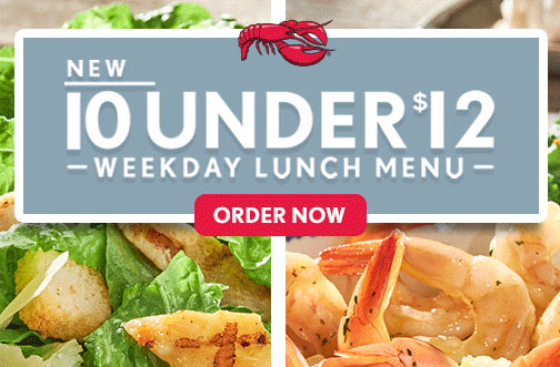 red lobster lunch menu 2022