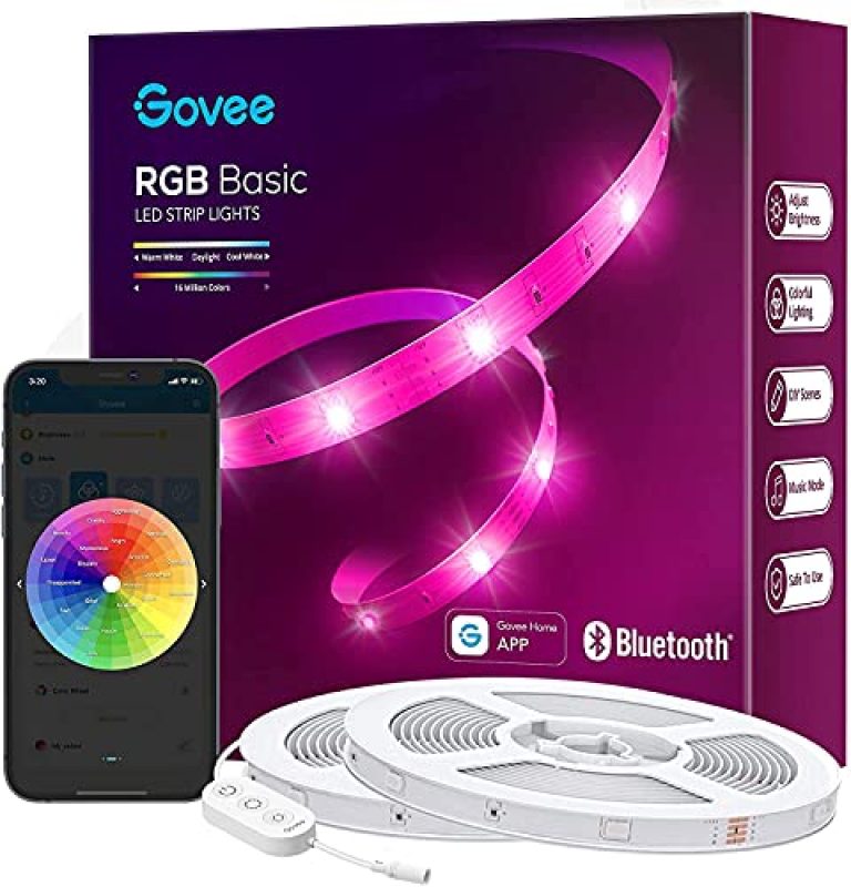 Govee Rgb Led Bluetooth Strip Lights Ft With App Control Deals