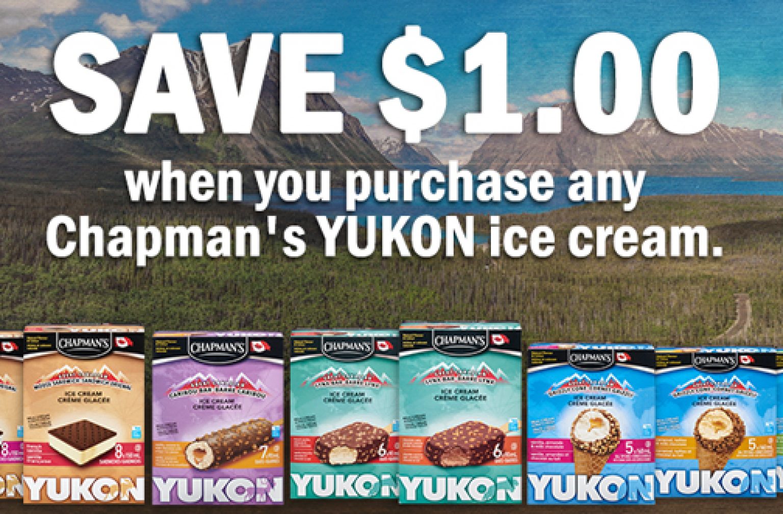 Chapman's YUKON Ice Cream Coupon — Deals from SaveaLoonie!