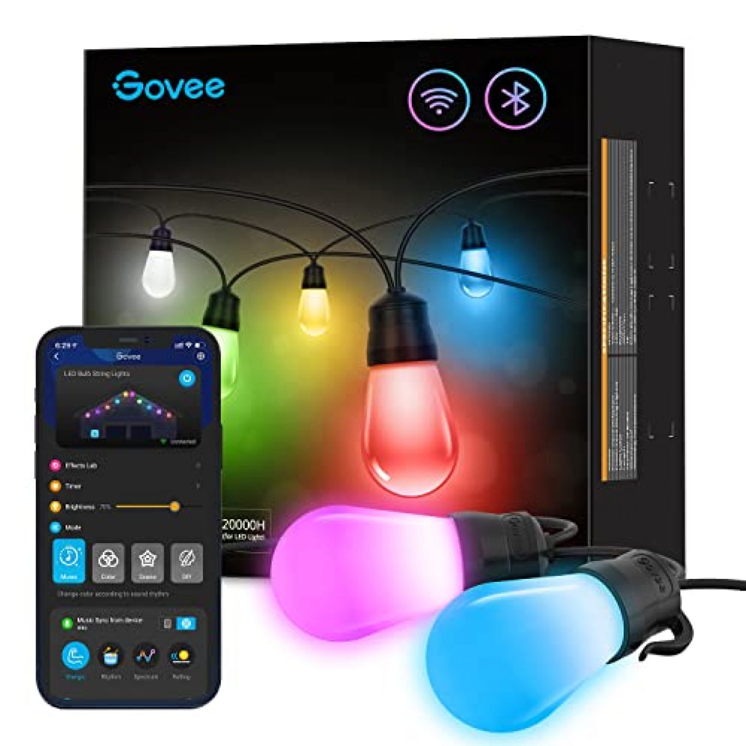 Govee Smart Outdoor String Lights — Deals from SaveaLoonie!