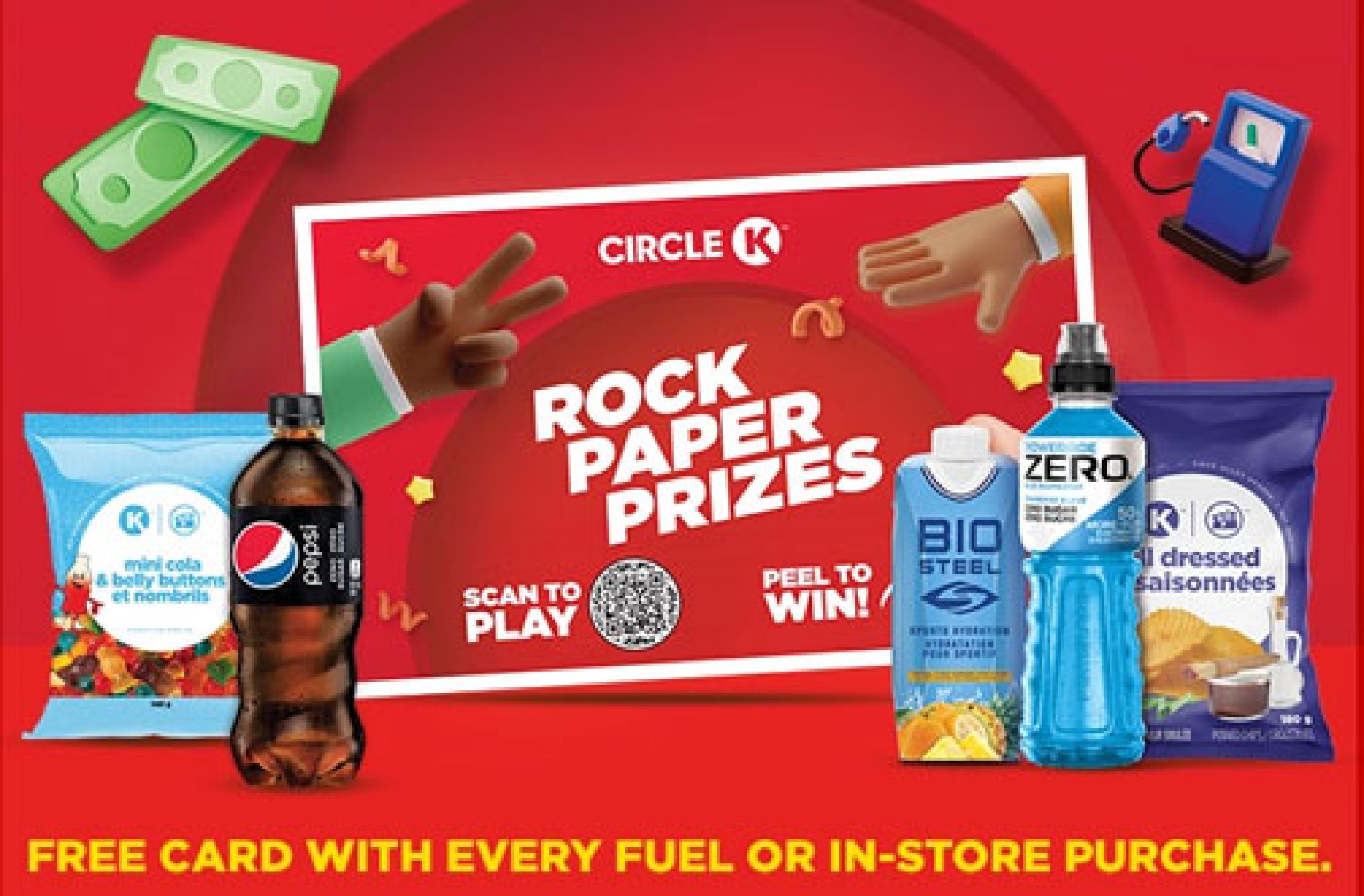 Circle K Contests Rock. Paper. Prizes. Part 2. + Peel to Win + Win a