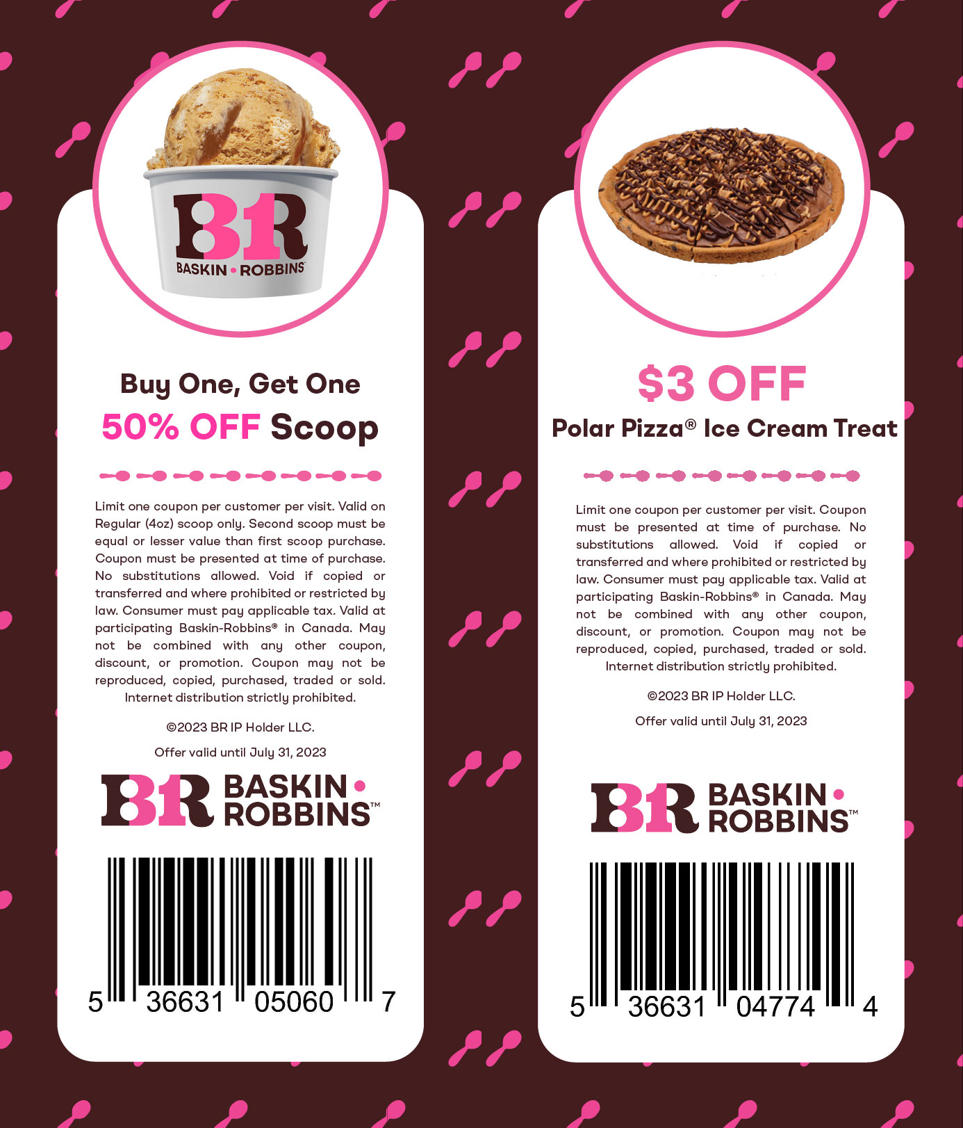 Baskin Robbins Coupons & Offers Canada July 2023 New Flavour of the